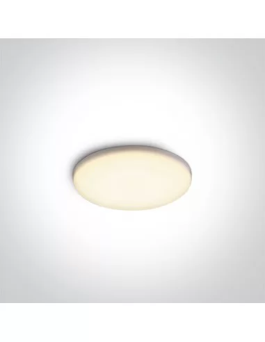 Įleidžiamas šviestuvas, Baltas, 10106CF/W, ONE LIGHT
