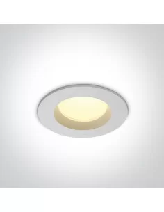 Įleidžiamas šviestuvas, Baltas, 10107B/W/W, ONE LIGHT