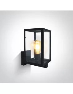 Įleidžiamas sienins šviestuvas, Juodas, 67406C/B, ONE LIGHT