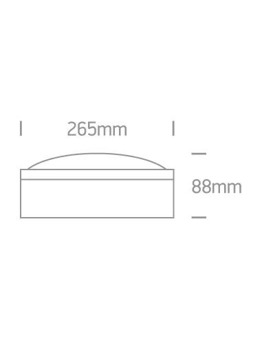 Virštinkinis sieninis šviestuvas, Baltas, 67204/W, ONE LIGHT