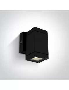 Virštinkinis sieninis šviestuvas, Juodas, 67130F/B, ONE LIGHT