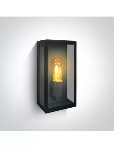 Virštinkinis sieninis šviestuvas, Juodas, 67406A/B, ONE LIGHT