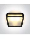 Virštinkinis sieninis šviestuvas, Juodas, 67420B/B, ONE LIGHT