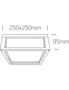 Virštinkinis sieninis šviestuvas, Juodas, 67420B/B, ONE LIGHT