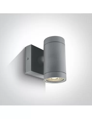 Virštinkinis sieninis šviestuvas, Pilkas, 67130E/G, ONE LIGHT