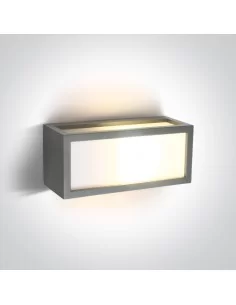 Virštinkinis sieninis šviestuvas, Pilkas, 67328/G, ONE LIGHT