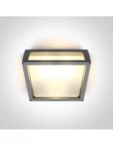Virštinkinis sieninis šviestuvas, Pilkas, 67420B/G, ONE LIGHT