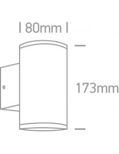 Virštinkinis sieninis šviestuvas, Rust Brown, 67400B/BR, ONE LIGHT