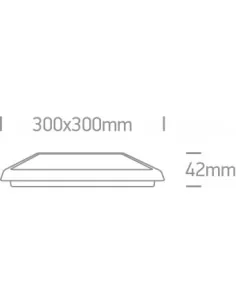 Virštinkinis šviestuvas, Baltas, 67372/W/W, ONE LIGHT