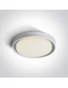 Virštinkinis šviestuvas, Baltas, 67384/W/W, ONE LIGHT