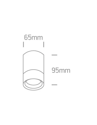 Virštinkinis šviestuvas, Juodas, 67130C/B, ONE LIGHT