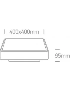 Virštinkinis šviestuvas, Pilkas, 67282BN/G/W, ONE LIGHT