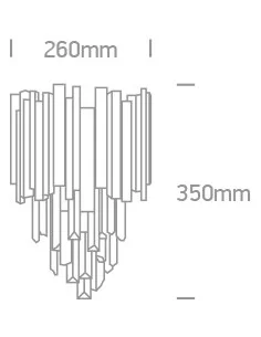 Virštinkinis šviestuvas, Žalvario, 60132, ONE LIGHT