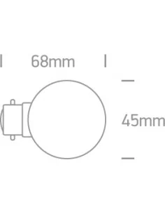 LED lemputė, G45 Ball Lamps, 0,5W, 9G01/R/B, ONE LIGHT