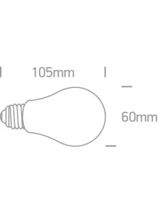 LED lemputė, Retro Amber Dimmable, 6,5W, 9G03RAD/A/E, ONE LIGHT