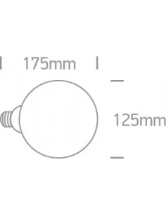 LED lemputė, Retro, 6W, 9G06R/EW/E, ONE LIGHT