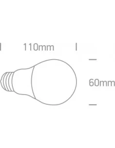 LED lemputė, Classic, 6W, 9G07B/EW/E, ONE LIGHT