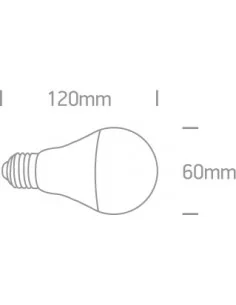 LED lemputė, Classic A60, 10W, 9G10L/EW/E, ONE LIGHT