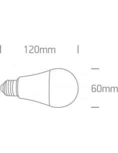 LED lemputė, Classic A60, 10W, 9G10V/E, ONE LIGHT