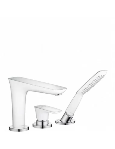 Maišytuvas į vonios kraštą trijų dalių  PuraVida chromas, Hansgrohe