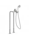 Maišytuvas vonios grindinis Tres Clasic, su rankiniu dušu, TRES