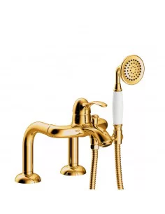 Maišytuvas vonios krašto Tres Clasic, su rankiniu dušu, TRES