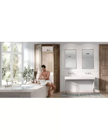 Maišytuvas vonios krašto Tres Clasic, su rankiniu dušu, TRES