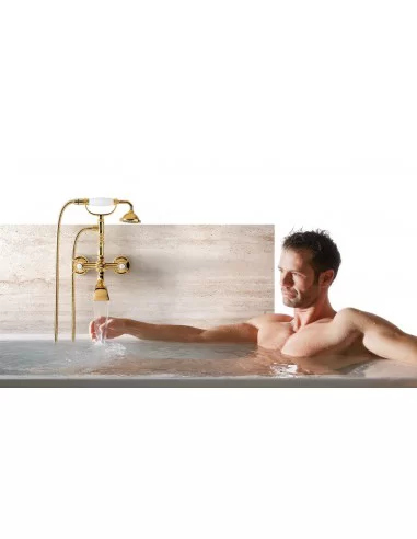 Maišytuvas termostatinis dušo Tres Clasic, su rankiniu dušu, TRES