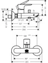 Maišytuvas voniai Talis E, Hansgrohe