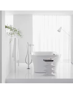 Maišytuvas voniai grindinis PuraVida chromas, Hansgrohe