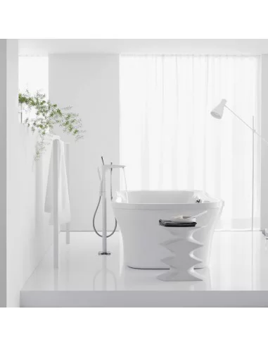 Maišytuvas voniai grindinis PuraVida chromas, Hansgrohe