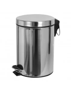 Šiukšliadėžė nerūdijančio plieno, chromas, 20L, BA-DE