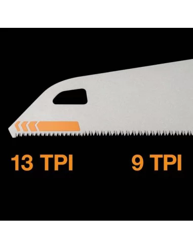 Pjūklas rankinis PowerTooth 550 mm 9 TPI, Fiskars