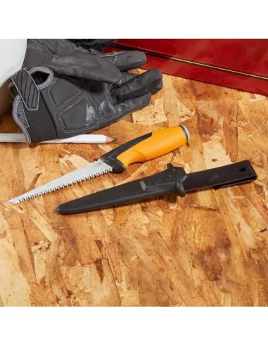 Pjūklas gipso kartonui su dėklu ašmenims Pro Powertooth 8 TPI, Fiskars