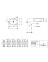 Praustuvas įmontuojamas Loop & Friends 660x470 mm, Villeroy & Boch