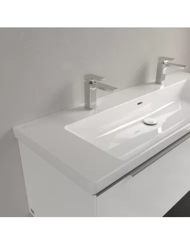 Praustuvas Subway 3.0 1300x470 mm, su dviem skylėmis maišytuvams, Villeroy & Boch