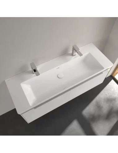 Praustuvas Subway 3.0 1300x470 mm, su dviem skylėmis maišytuvams, Villeroy & Boch