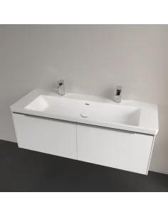 Praustuvas Subway 3.0 1300x470 mm, su dviem skylėmis maišytuvams, Villeroy & Boch