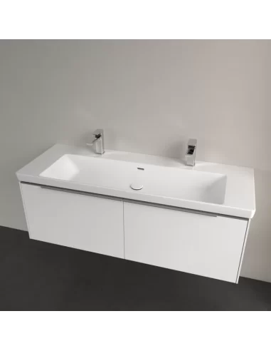 Praustuvas Subway 3.0 1300x470 mm, su dviem skylėmis maišytuvams, Villeroy & Boch