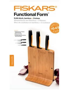 Peilių rinkinys su dėklu Functional Form, 3 peilių, Fiskars