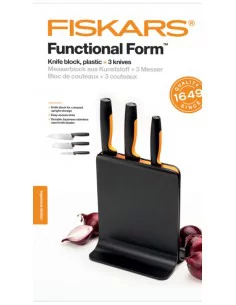 Peilių rinkinys su dėklu Functional Form, 3 peilių, Fiskars