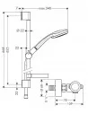 Maišytuvas dušo termostatinis Ecostat 1001 SL 65 chromas, Hansgrohe