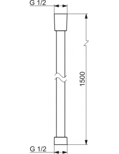 Dušo žarna, L-1500, 241014-60, ORAS