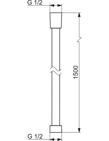 Dušo žarna, L-1500, 241014-60, ORAS