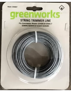 Pjovimo Valas, 2 mm, 20m, Greenworks