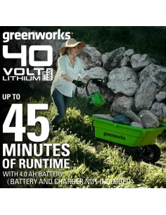 Savaeigis Sodo Karutis, 40V su 4Ah akumuliatoriumi g40gck4, Greenworks