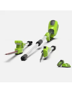 Aukštapjovės Ir Gyvatvorių Genėtuvo Komplektas, 40V su 2Ah akumuliatoriumi g40pshk2, Greenworks