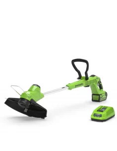 Styginė Žoliapjovė, 40V su 2Ah akumuliatoriumi g40t5k2, Greenworks