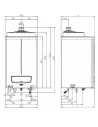 Pakabinamas dujinis katilas VICTRIX PRO 120 2 ErP, IMMERGAS
