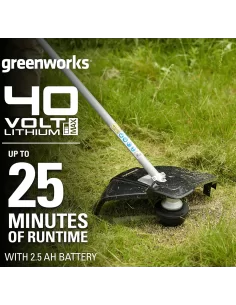 Styginė Žoliapjovė, 40V be akumuliatoriaus gd40bcb, Greenworks